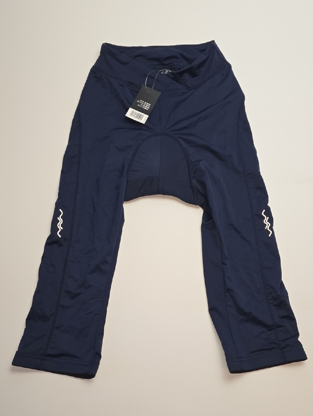 Crivit Women's Navy Cycling Shorts with Reflective Detail